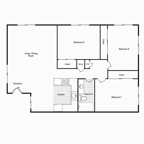 The Park at Fifth | Three Bedroom